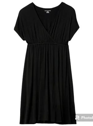 Black Knit Everyday Dress Size XL thumbnail 1