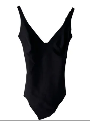 NWT Skims Body Unlined Plunge Bodysuit black Size M ( Sold Out) thumbnail 3
