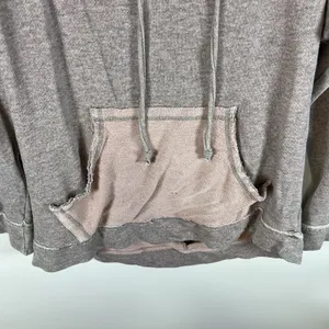 Free People Heather Pink Cross-Back Sweatshirt‎ Size Sz Medium Casual Boho thumbnail 3