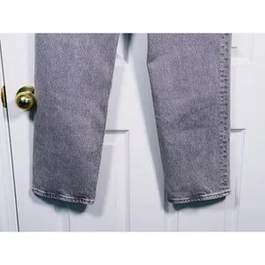 Abercrombie & Fitch 90s Straight Ultra High Rise Jeans Size 30 (10) Gray Y2K thumbnail 12