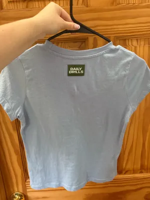 daily drills baby tee thumbnail 2