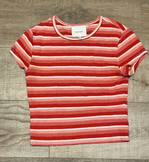 Reformation Striped Baby Tee thumbnail 1