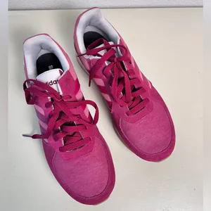 Adidas Women’s Pink Low Top Lace-Up Sneakers Size US‎ 8.5 B43788 thumbnail 2