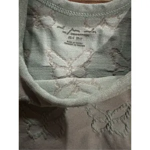 Out from‎ Under aqua butterfly print crop tank y2k sz XS thumbnail 5