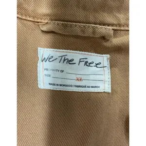 Free People $128 We The Free Opal Swing Denim Jacket Rust Brown/Orange XL thumbnail 5