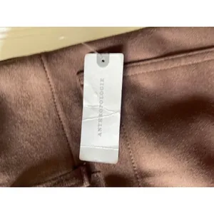 Maeve Anthropologie The Colette Fall Brown Faux Suede Wide Leg Pants 32 NEW thumbnail 5