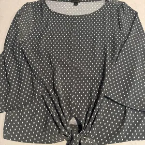 Ann-taylor Women's Black and Grey Blouse thumbnail 1