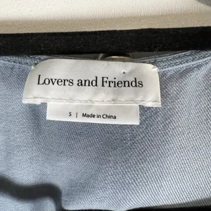 Lovers & Friends Jumpsuit Size S Blue Chambray Denim Long Sleeve Boho‎ Chic thumbnail 5