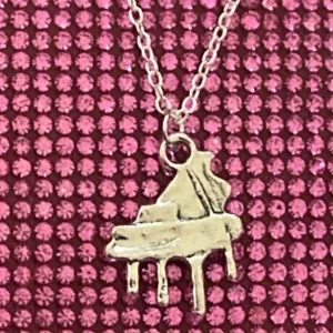 Piano Necklace Sterling Silver Music Festival thumbnail 4