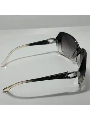Guess Women's Gradient Black to Clear Oversized Sunglasses with Case and Cloth thumbnail 8