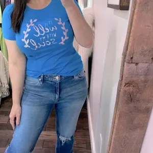Next level apparel It is well with my soul graphic top size large thumbnail 2