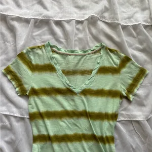 Victoria’s Secret Ombre Stripe V-Neck Tee thumbnail 2