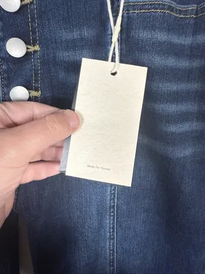 Flamingals Button Fly Flare Jeans Womens XL Dark Wash High Rise NWT thumbnail 9