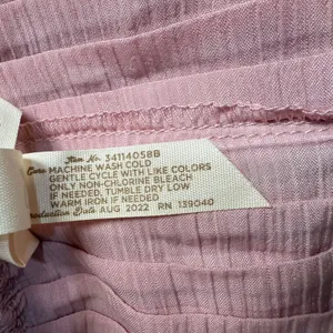 Matilda Jane‎ Curtain Call Wide Leg Pants Womens Medium Pink Accordion Elastic thumbnail 7