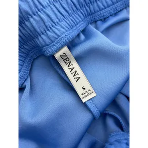 Zenana Cornflower Blue Small Half Zip Pullover Jogger Matching Set Athleisure thumbnail 12