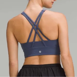 Lululemon Energy Longline Sports Bra in Shade Size 6 thumbnail 3