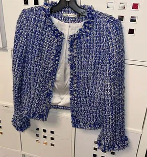Alice + Olivia Tweed Blazer thumbnail 1