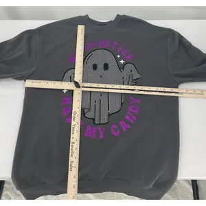 Halloween Ghost Rhinestone Sweatshirt Witch Better Have My Candy XS‎ #1144 thumbnail 4