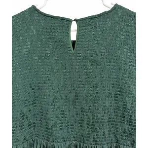Baltic Born‎ Stockholm Smocked Dress Forest Green Women's Size 2XL thumbnail 4