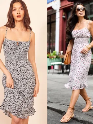 Reformation Genie Midi Dress In Lynx Leopard Print Gray Size 0 Smocked Waist thumbnail 4
