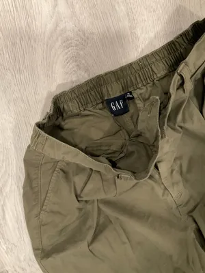 Gap Olive Green Casual Tapered Pants thumbnail 2