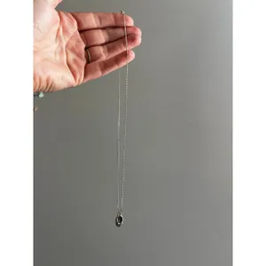 Sterling Silver Ballet Slipper Pendant Necklace .925 Dainty Baby Shoe Jewelry thumbnail 6