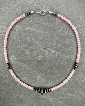 Handmade 15” Navajo Style Sterling Silver Saucers Choker thumbnail 2