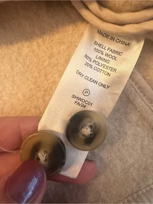 QUINCE 100% Merino Wool Cropped Shirt Jacket - please read!!! thumbnail 5