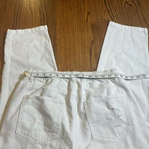 Aerie Women's Easy Denim Pull-On Drawstring Distressed Pants thumbnail 5