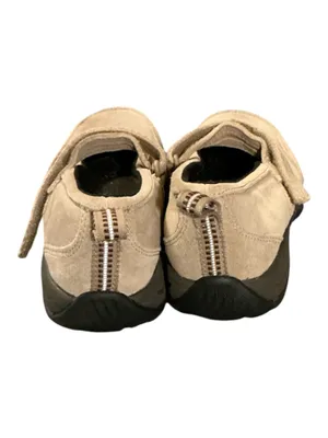 LL Bean Women’s Size 7.5 M Beige Suede Mary Jane Comfort Walking Shoes (Item 278614) thumbnail 4