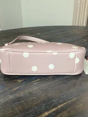 Ted Baker Blush Pink Polka Dot Shoulder Bag Clutch thumbnail 6