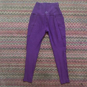 Beyond Yoga Space Dye Purple Side Pocket Leggings thumbnail 5