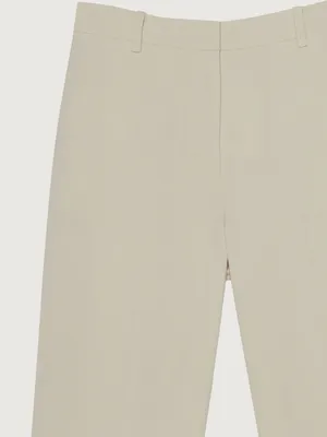 NWT OAK + FORT Wide Leg Suiting Pant in Oatmeal‎ Size 4 thumbnail 2