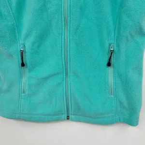 Vineyard Vines Sea Foam Green Soft Fleece Vest whale logo women’s size medium thumbnail 5