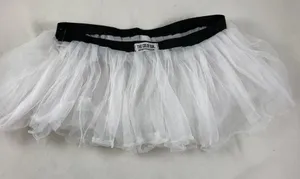 Wos The Color Run Short stretch mini white tutu thumbnail 4