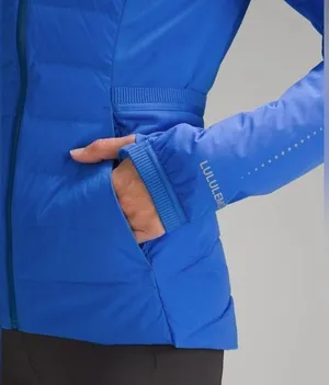 Lululemon Down For It All Jacket Winter Coat Pipe Dream Blue Size 12 NWT thumbnail 4