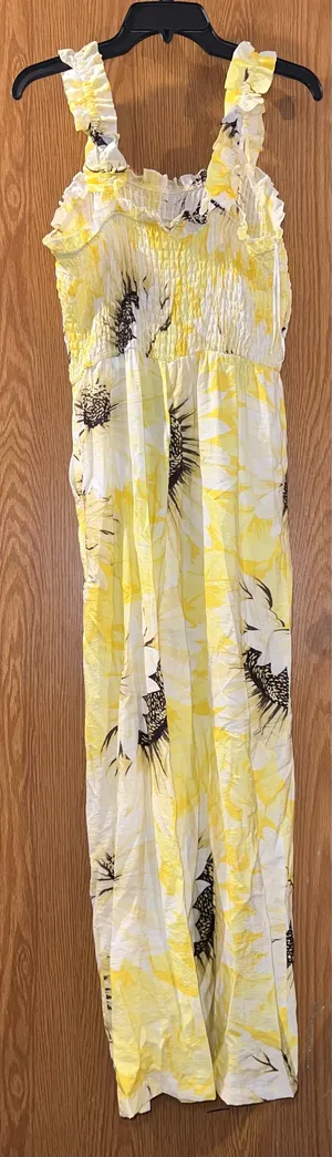 H&M Sunflower jumpsuit romper  thumbnail 1