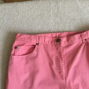 Colored Jeans Stretch High Rise Salmon Pink - Sz 12 thumbnail 12