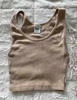 TNA Aritzia Cropped Tank Top thumbnail 1