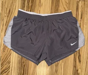 Nike Womens Dri-Fit Lined Running Shorts Grey Size‎ XL thumbnail 1