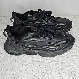 Adidas Ozweego Celox core black low top lace up athletic shoes sz 9 thumbnail 2
