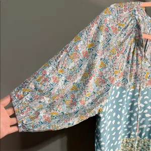 Umgee Boho Patchwork Blouse‎ – Size Small thumbnail 4