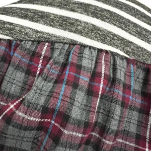 Andrée by Unit (M) Striped Plaid Pocket Elbow Patch Pocketed Swing Dress thumbnail 12