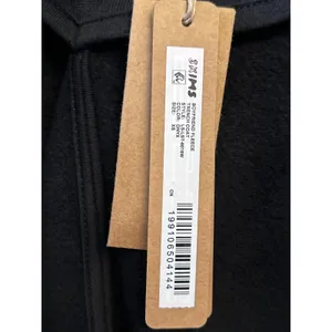 SKIMS NWT Boyfriend Fleece Oversized Trench Coat - Onyx XS thumbnail 9