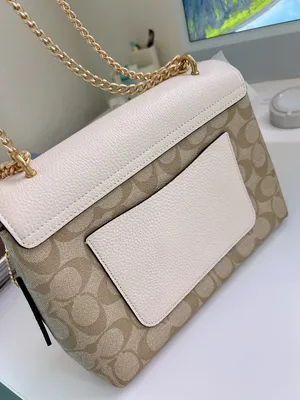 Coach Tammie Shoulder Bag In Signature Canvas With Floral Whipstitch ca016 thumbnail 3