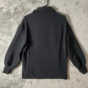 Varley Fulham Longline Ribbed Pullover Sweater Black Size‎ XS Athleisure thumbnail 3