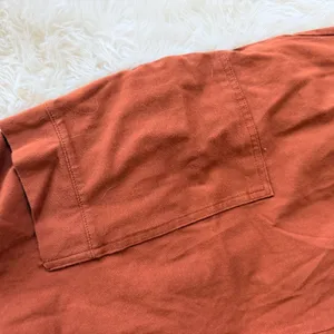 STORQ Women's Maternity Cotton Spandex Overalls in Burnt Orange thumbnail 2