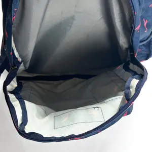 Trans by JanSport Pink Flamingo Backpack SuperBreak School Bag Navy Blue Pink thumbnail 12