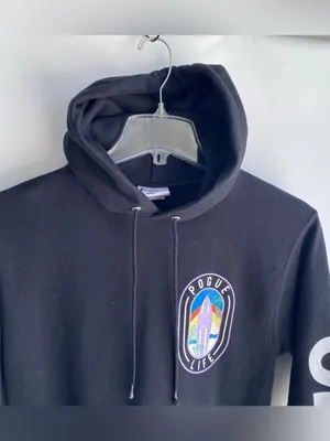 Champion hoodie Barstool Sports Pogue Life Outer Banks OBX sweatshirt Small thumbnail 2