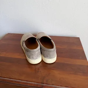 FRYE Ivy Slip On Gray Soft Suede Leather Slide On Sneaker Womens 8.5 Casual thumbnail 4